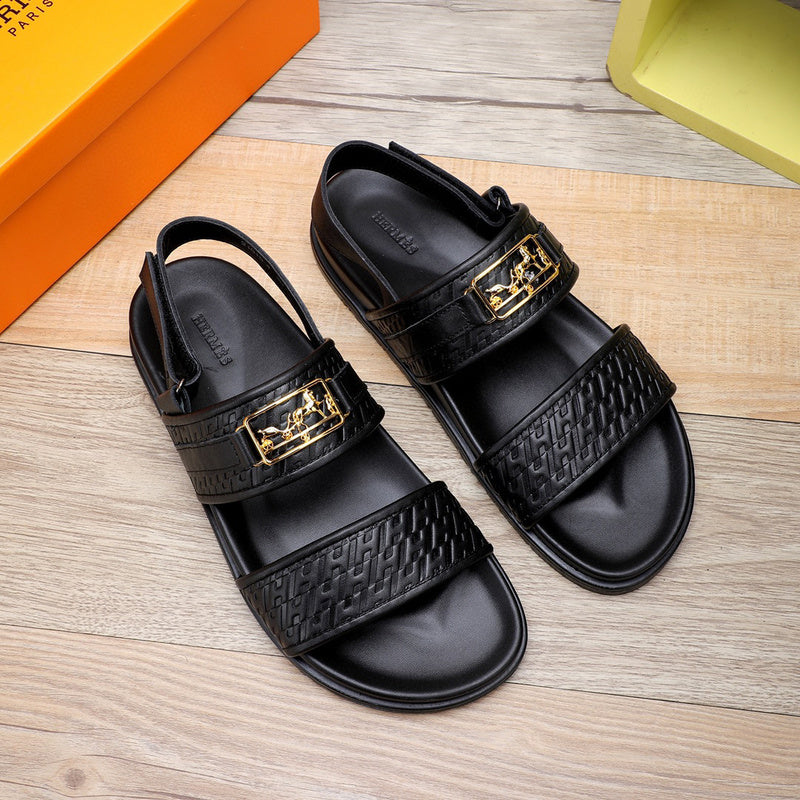 Hermes shoes Style 032 - top view showing design