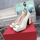 Roger Vivier luxury shoes detail shot