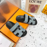 Hermès Tan Gladiator Sandals - Sole Detail View