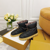 Close-up of Louis Vuitton shoes craftsmanship