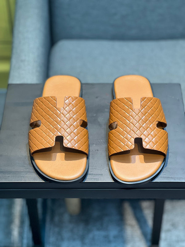 Hermes shoes Style 009 - logo and branding close-up