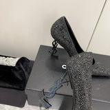 Close-up of Saint Laurent shoes craftsmanship