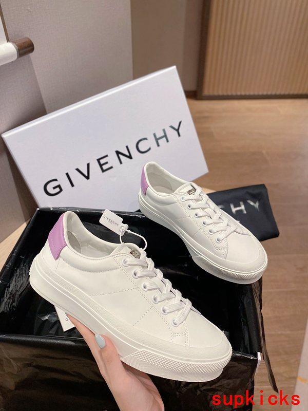 Givenchy Grey High-Top Sneakers - Heel Detail View