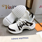 Louis Vuitton Tan Pointed-Toe Stiletto Heels - Close-Up Texture View