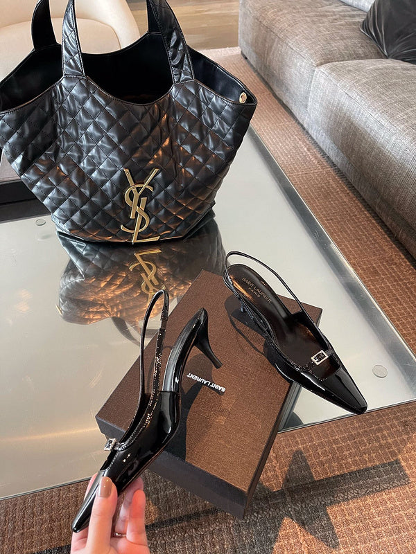 Saint Laurent shoes front view designer style