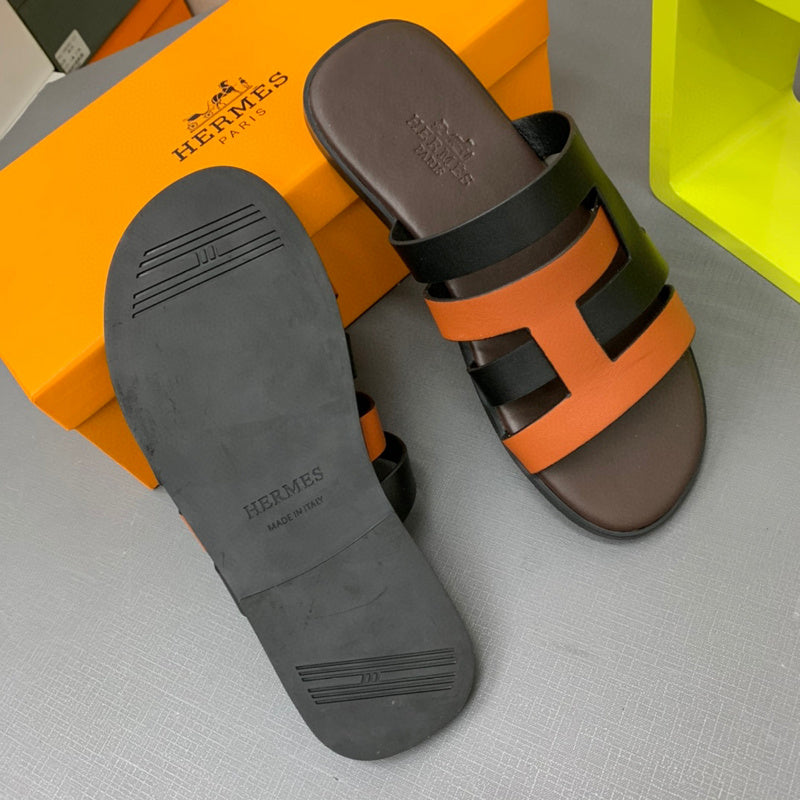 Hermès Nude Ankle Boots - Angled View