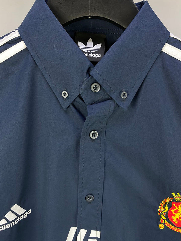 Close-up of Balenciaga designer clothing craftsmanship