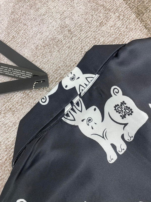 Close-up of Amiri t-shirt craftsmanship