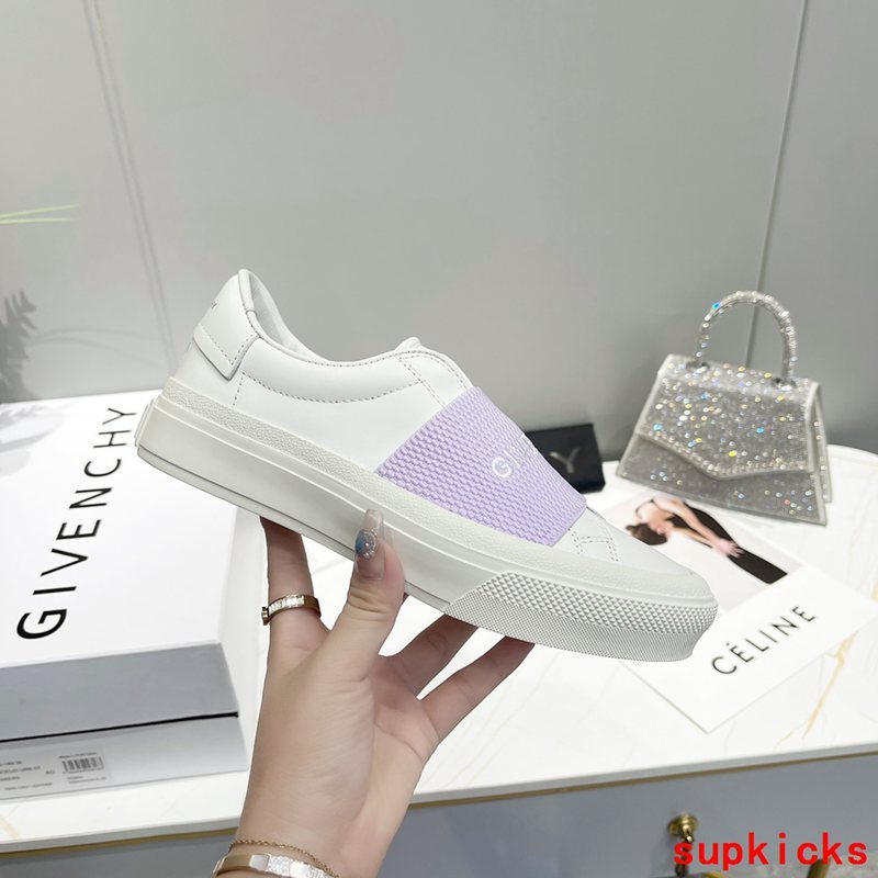 Givenchy White Combat Boots - Heel Detail View