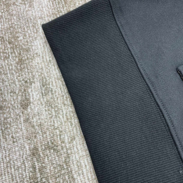 Close-up of Amiri hoodie craftsmanship