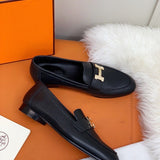 Hermes shoes Style 387 - texture and material detail (alternate angle)