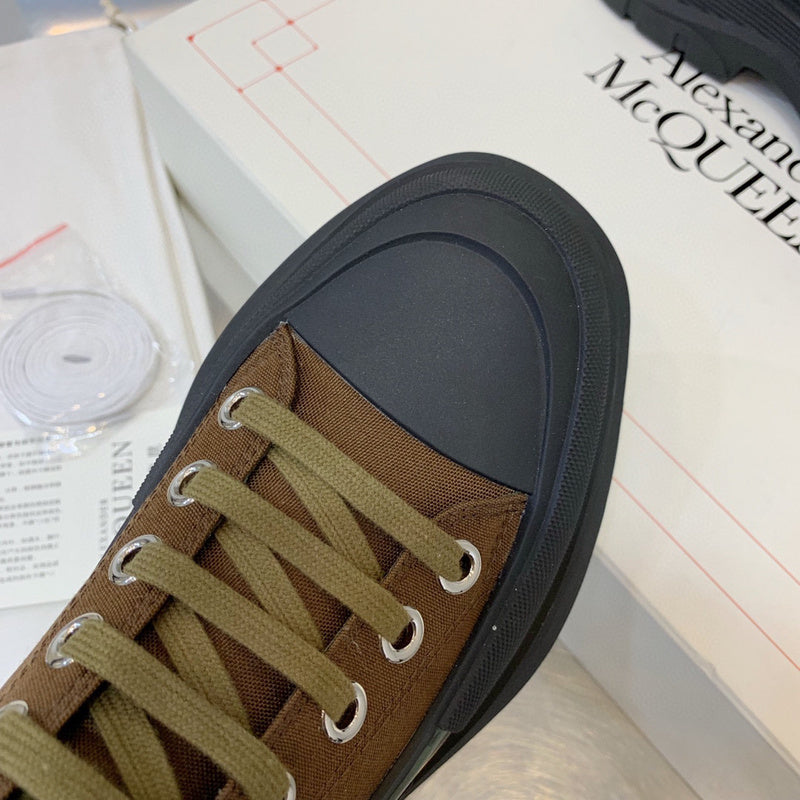 Alexander McQueen Grey Chelsea Boots - Angled View