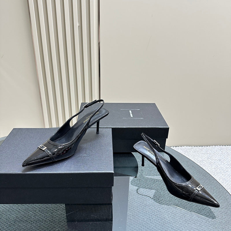 Close-up detail view of Saint Laurent luxury piece style No.031