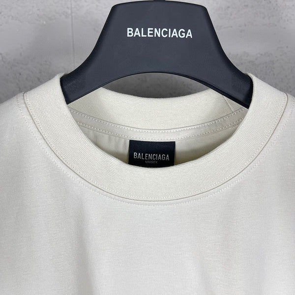 Close-up of Balenciaga designer clothing craftsmanship