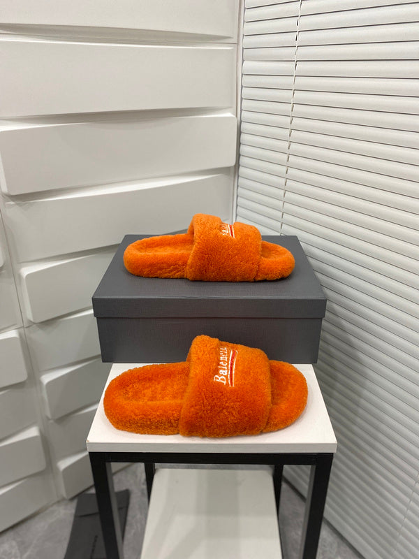 Balenciaga Tan High-Top Sneakers - Back View
