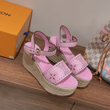 Louis Vuitton shoes Style 356 - editorial style shot (alternate angle)