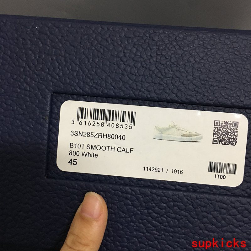 Dior Burgundy High-Top Sneakers - Back View