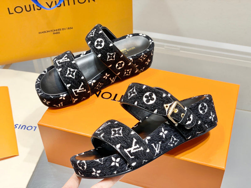 Louis Vuitton Red Combat Boots - Angled View