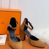 Hermès Camel Ankle Boots - Lifestyle Styling Shot
