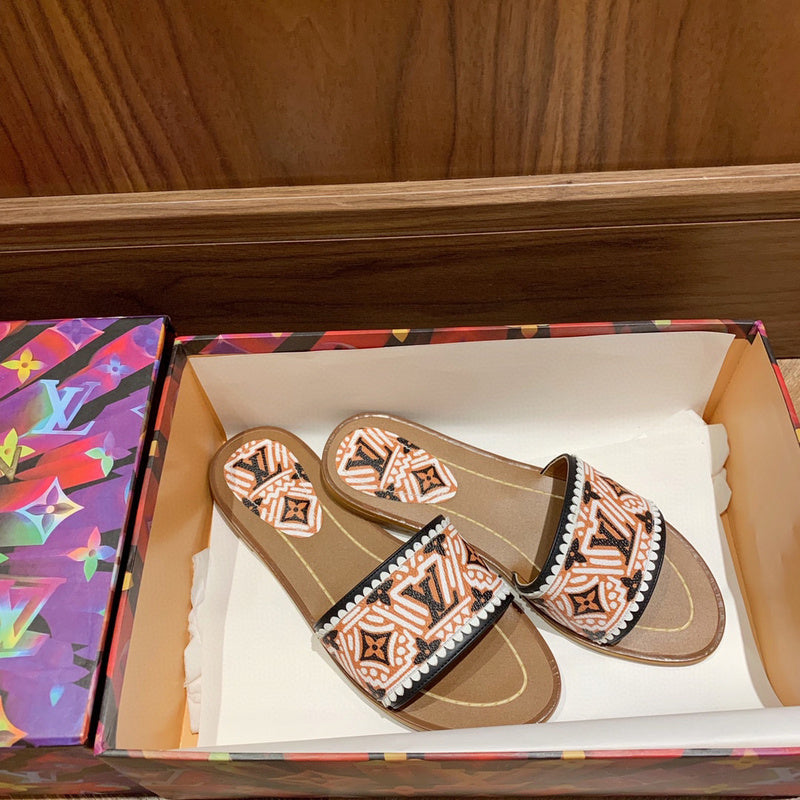 Louis Vuitton luxury shoes detail shot