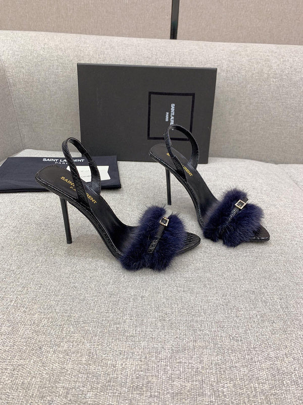 Saint Laurent luxury shoes detail shot