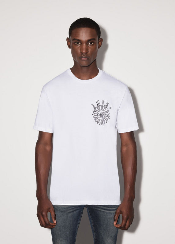 Amiri luxury t-shirt detail shot