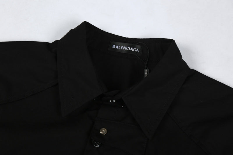 Balenciaga luxury t-shirt detail shot