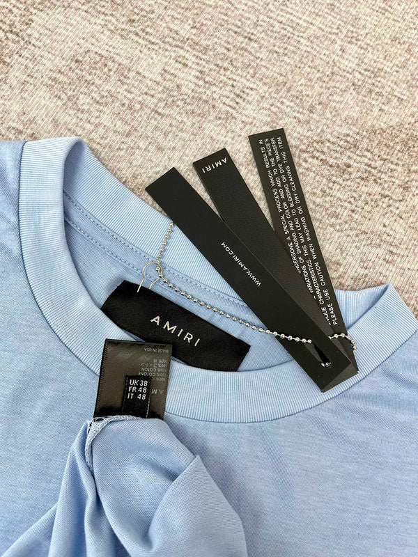 Amiri t-shirt front view designer style