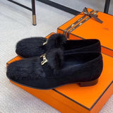 Hermes shoes Style 399 - logo and branding close-up (alternate angle)