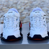 Balenciaga White Knee-High Boots - Angled View