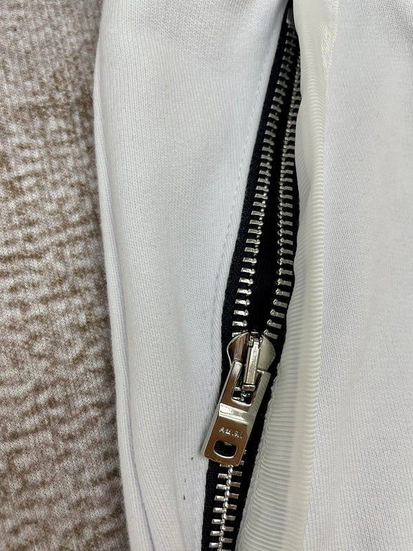 Close-up of Amiri t-shirt craftsmanship