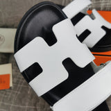 Hermès Nude Block Heel Sandals - Lifestyle Styling Shot