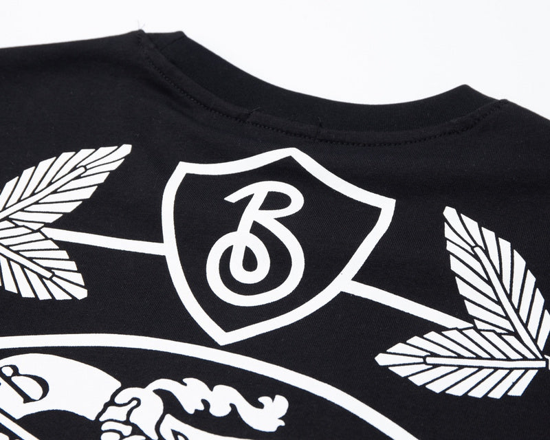 Burberry luxury t-shirt detail shot