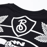 Burberry luxury t-shirt detail shot