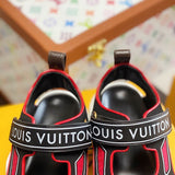 Close-up of Louis Vuitton shoes craftsmanship
