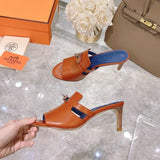 Hermes shoes Style 368 - styled lifestyle view (alternate angle)