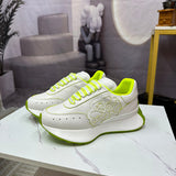 Alexander McQueen shoes Style 007 - front view, statement logo accent
