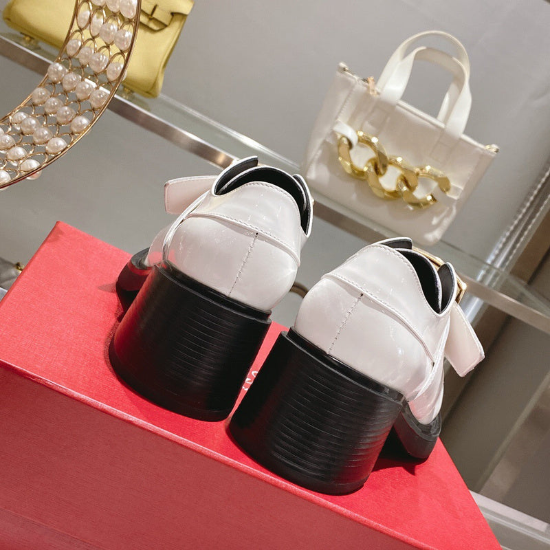 Roger Vivier luxury shoes detail shot