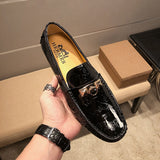 Hermès Camel Loafer Flats - Side Profile View