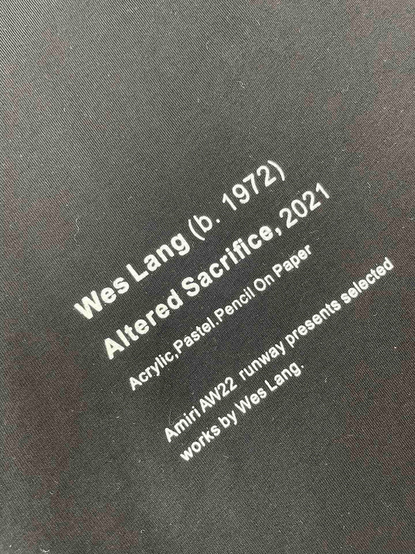 Amiri designer t-shirt full view