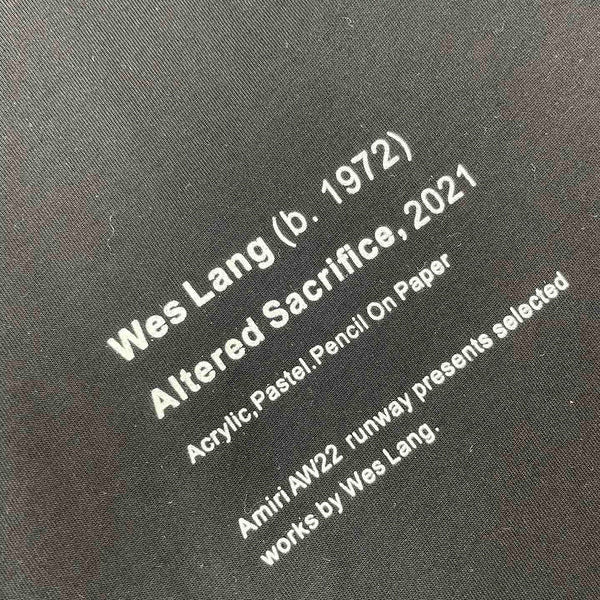 Amiri designer t-shirt full view