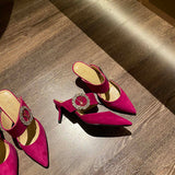 Louis Vuitton Black Bow-Detail Flats - Sole Detail View