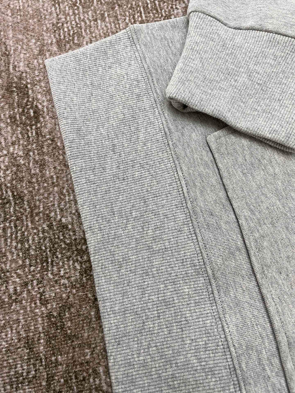 Close-up of Amiri hoodie craftsmanship