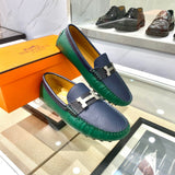 Hermès White Block Heel Pumps - Sole Detail View