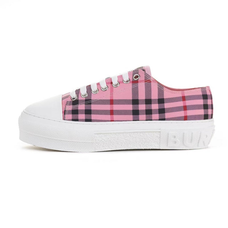 Burberry Nude Slip-On Sneakers - Side Profile View