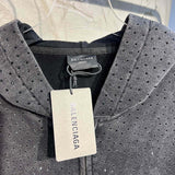 Close-up of Balenciaga designer clothing craftsmanship