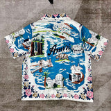 Close-up of Amiri t-shirt craftsmanship