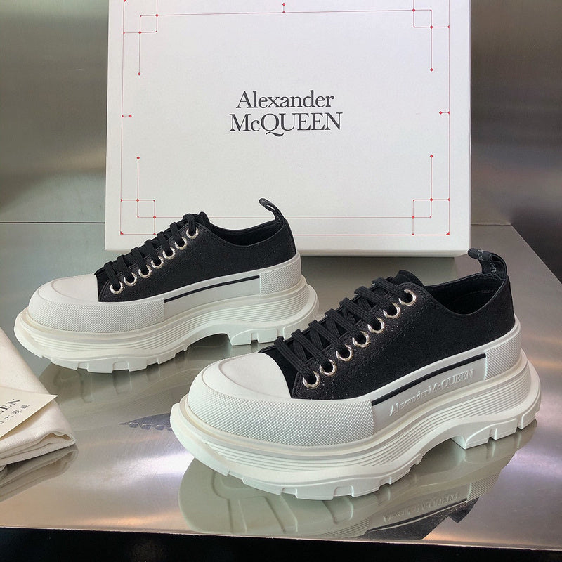 Alexander McQueen shoes Style 312 - close-up of iconic logo design