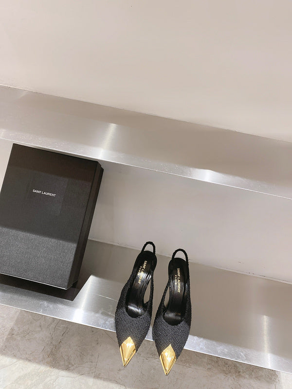 Close-up detail view of Saint Laurent luxury piece style No.101