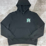 Close-up of Amiri hoodie craftsmanship